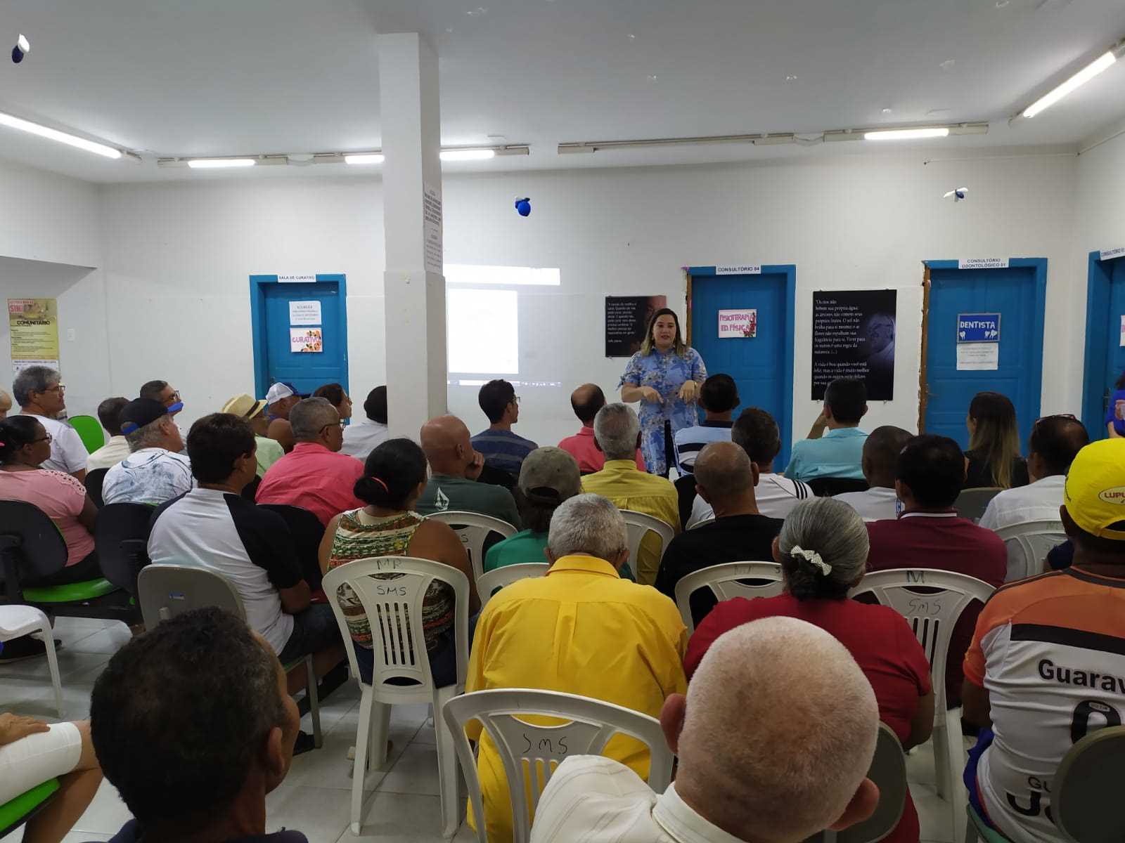 Camacã: PSF Manoel Rodrigues realiza palestra com seus usuários na campanha do novembro azul